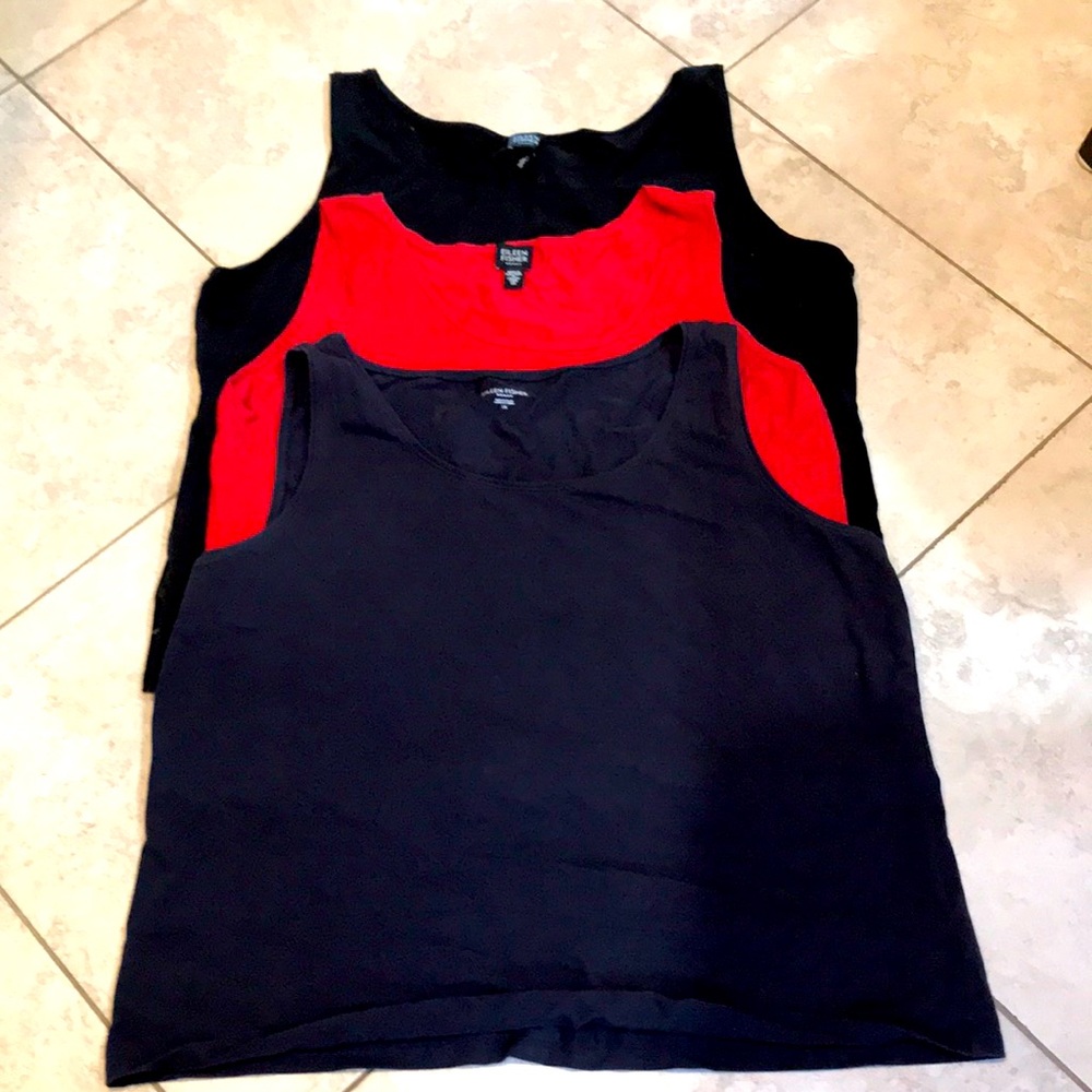 Lot of Three 1X tanks Eileen Fisher